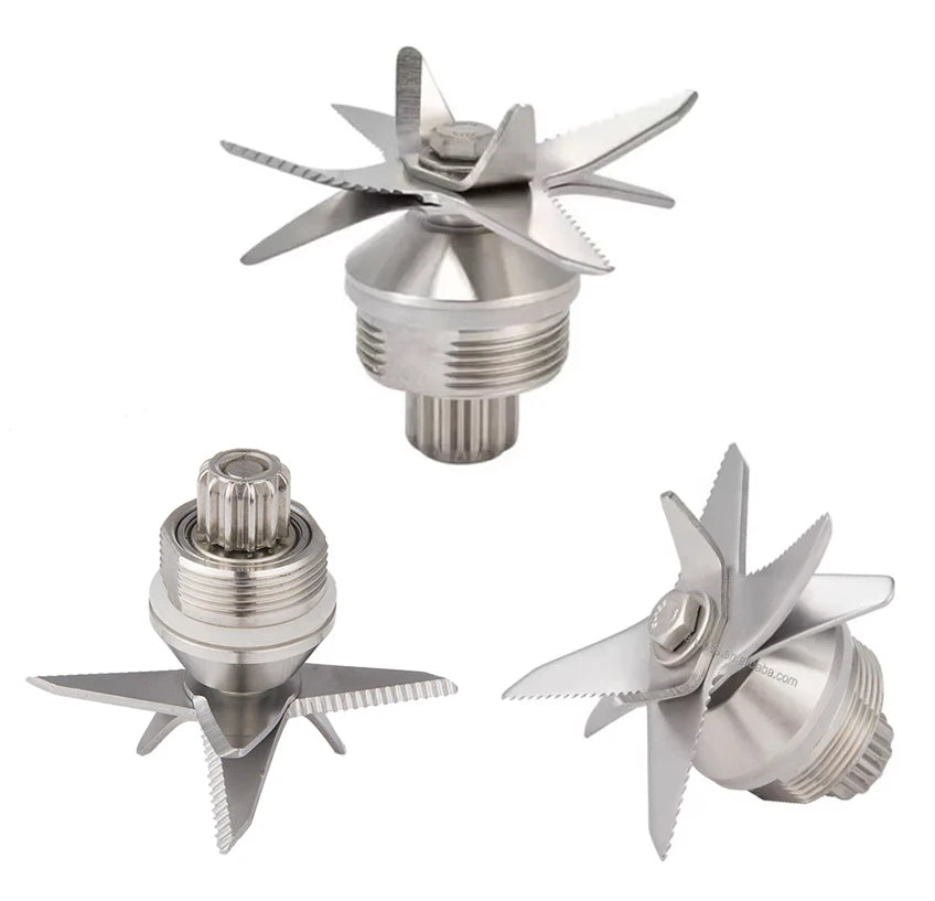 Blender Mixer Spare Part Stainless Steel  6/8/10 Blades Replacement Portable Mixer Knife  Fruit Juice Blender