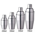 Wuyi Camol Factory Cocktail Shaker 250/350/550/750ml Bar Tools Martini Shaker Cup Stainless Steel Bartender Shaker