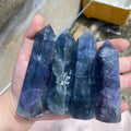 Wholesale Price Fluorite Points Natural Quartz Blue Polished Fluorite rainbow Towers
