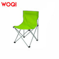 WOQI Outdoor Lightweight Folding Armless Beach Garden Kitchen Chair Stylish Durable Metal Oxford Fabric Camping Furniture