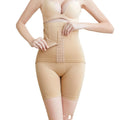 Women's Seamless Breathable Body Shaper Butt Lifter Shorts High Waist Tummy Control Panties with Compression Waist Belt