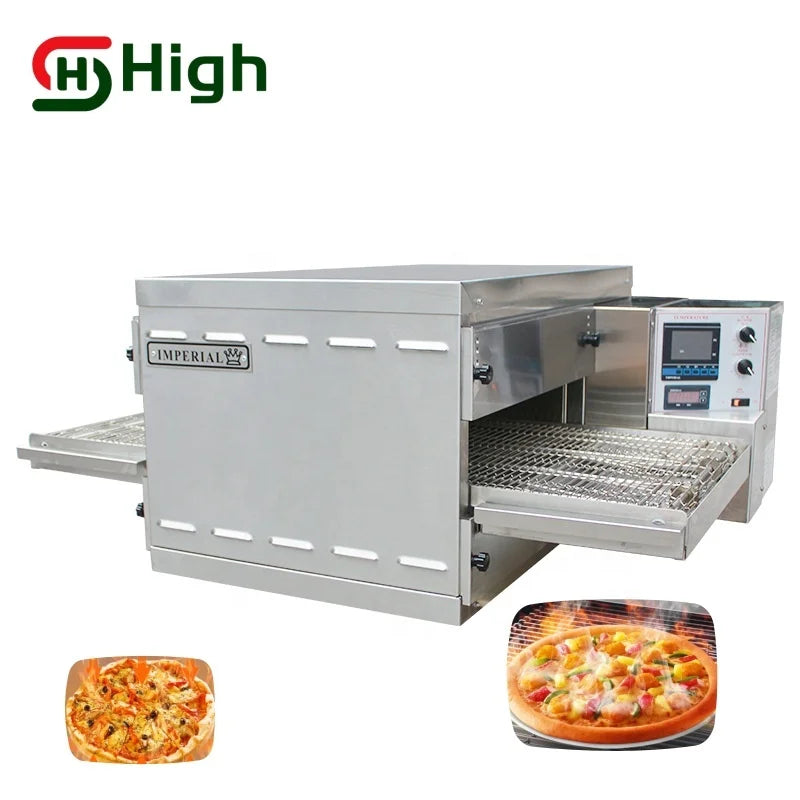 New Restaurant Equipment Pizza Belt Oven Conveyor Chain with Electric & Gas Power High Efficiency Flour Raw Material Baking
