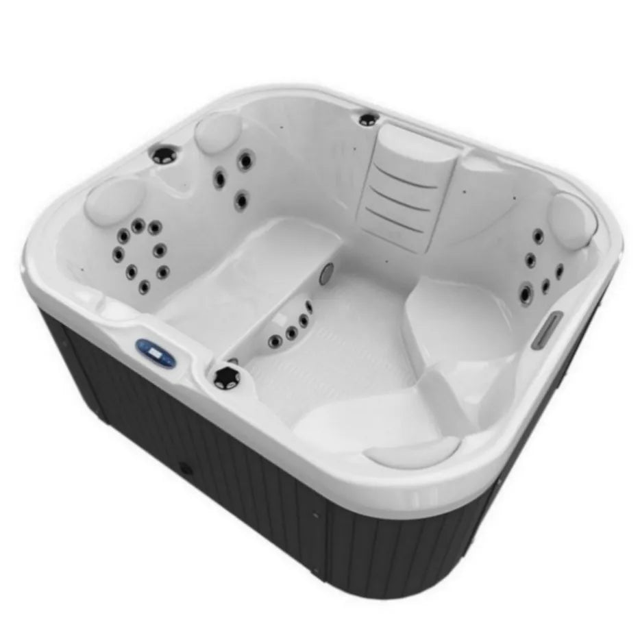Modern 4-Person Adult Balboa Control Acrylic Hot Tub Whirlpool Double Speed Pump Outdoor Spa for Villa Massage for Home Garden