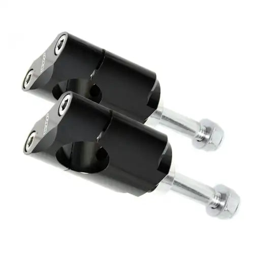 WRP 28.6mm High Road Bicycle Handlebar Stem Kit with Titanium Aluminum Alloy Carbon Fibre-Black Stem