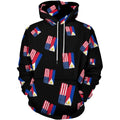 Fitspi Wholesale Custom Country American Philippines Flag Casual Hooded Sweatshirt Print Pullover With Pocket for Men Women