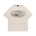 Acid Wash Vintage Oversized T-Shirt for Men Custom Graphic Tees Dtg Print 100% Cotton Plus Size Streetwear Men's Clothing Blank