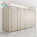 Custom Modern Eco-Friendly Kids Children HPL Composite Board Toilet Washroom Apartment Hotel Shower Room Partition System Easy