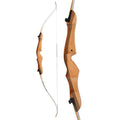 MOXIGAN Recurve Bow Wooden Riser Laminate Limbs 16-38LBS 68'' Tag Archery Recurve Bow for Shooting