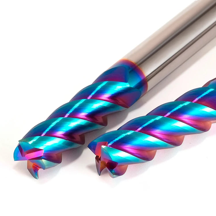 HRC65 Solid Carbide 4 Flute Endmills Milling Cutters Cutting Tools for Harden Steel
