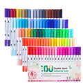 12 Colors Dual Brush Pen Set Watercolor Art Markers With Two-Sided Tips Water Paint Marker for Art Painting