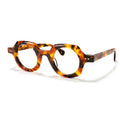 Italian Designer Classic High Retro Acetate Women Eyeglasses Vintage Optical Frame Steampunk Prescription Eyewear Wholesaler