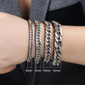 Hot Sale Summer Trend Unisex Bracelet Hip Hop Bracelet Simple Retro All-match Stainless Steel Bracelet for Men