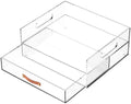 Clear Acrylic Desk Organizer Drawer Inbox with Letter Tray Stationary Storage Box with Drawer Acrylic File Organizer