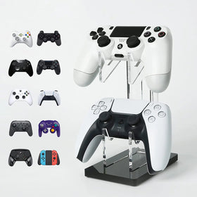 Crystal Acrylic Gaming Gamepad Holder Best PS4 PS5 Controller Stand Universal Controller Stand Holder