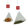 Biodegradable Transparent PLA Corn Fiber Tea Bags 58 X 70mm Heat Seal Pyramid Filters Eco-Friendly Packaging & Printing Product