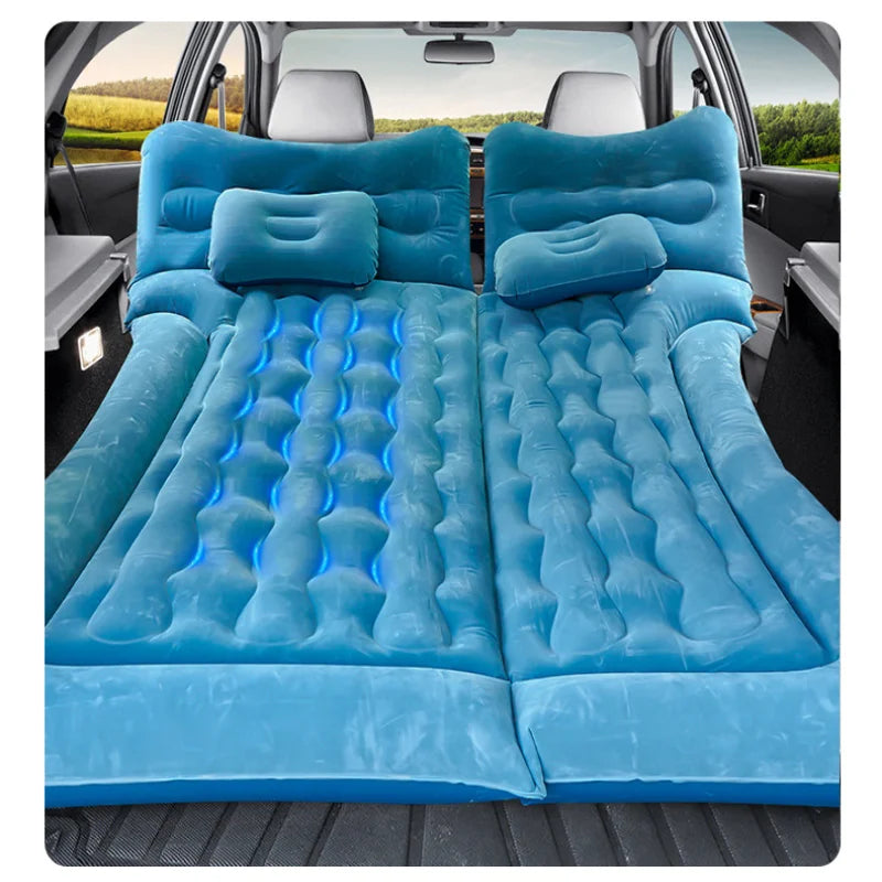 Naturego Modern Waterproof Inflatable Airbed for SUV Car Trunk PVC Foldable Travel Mattress Bed with Pump & Carry Bag