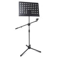 Rayyu Durable Metal Folding Music Sheet Stand for Guitar Violin & Bassoon-Performance Use