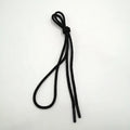 Stock Flat Round Thin Woven Draw Cords in Various Colors 100% Polyester Coated Finish for Garments Manufacturing