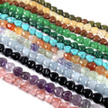 DIY Beads Heart Shape Natural Crystal Loose Beads -Genuine Gemstone Beads Strand for Jewelry Making Bracelet Necklace