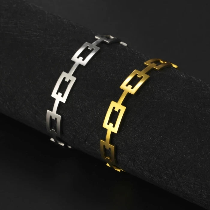 Geometric Style New Arrival Wholesale Stainless Steel Adjustable Custom 18k Gold Plated High Polish Wrist Cuff Bracelet Women
