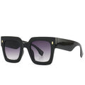 Custom Logo Street Beat Luxury Frame Gradient Lens Oversized Shades  Women Retro  2022 Sun Glasses