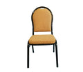 Gold Frame Foam Padded Dining Banquet Chair Modern Design Chair Stylish Nordic Hot Sale Stacking Banquet Dining Chair