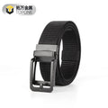 Adjustable Auto Slide Buckle Big and Tall Men's Ratchet Tactical Nylon Webbing Belt Fabric Belts for Men's Utility Jeans