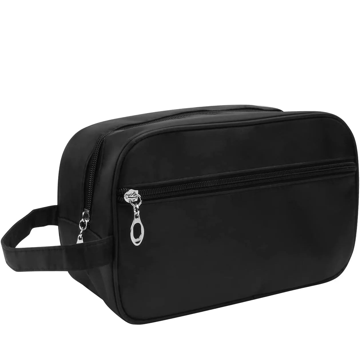 Large Capacity Travel Toiletry Bag with Custom Logo and Fashionable Letter Pattern Zipper Closure