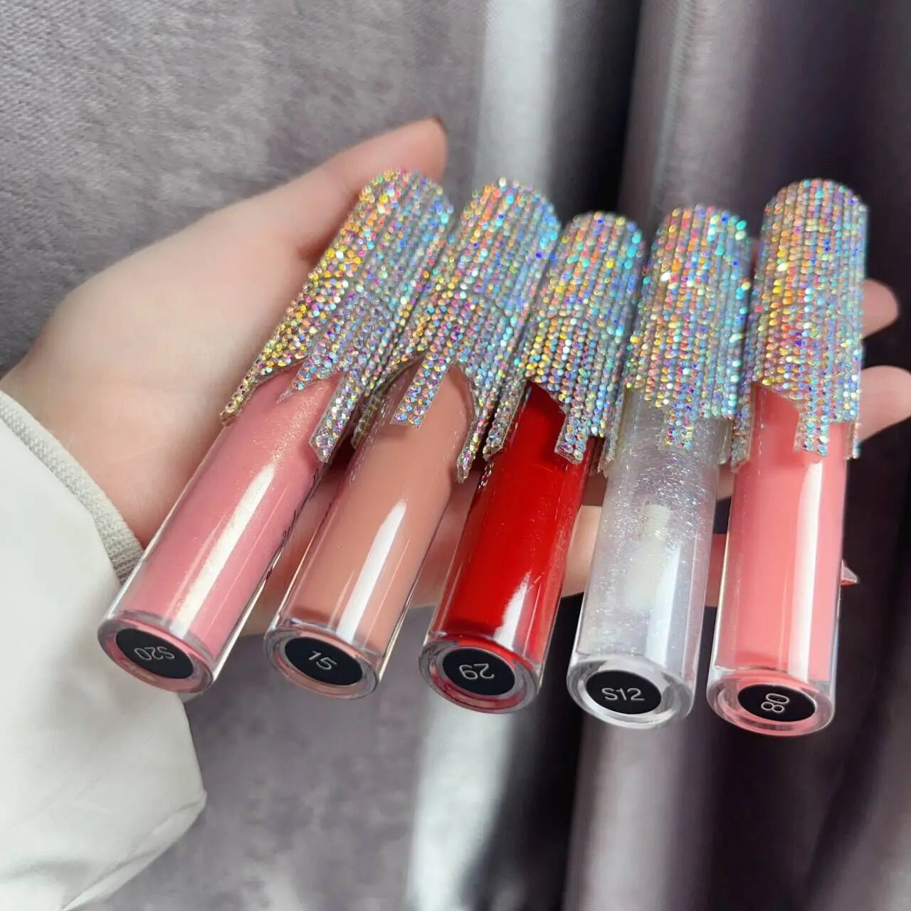Hot Vegan Lipgloss Pigment Waterproof Wholesale Print Logo Cruelty Free Shimmer Clear Private Label Lip Gloss