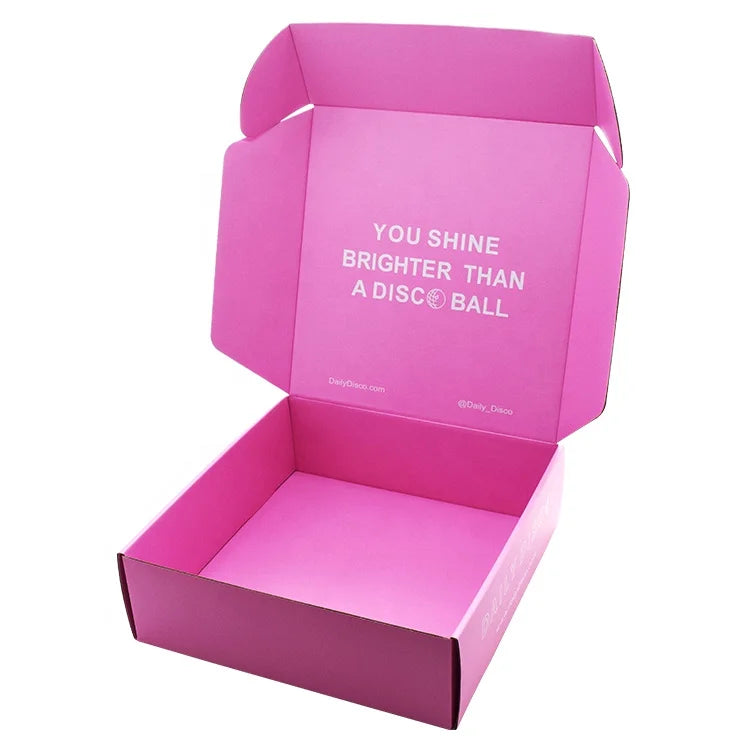 Custom Cosmetics Skin Care Clothes Dress Candle Donuts Pink Mailing Paper Packaging Storage Shipping Mailer Corrugated Boxes