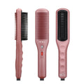 Professional Fast Silky Electronic Electric Men's Iron Flat Iron Hair Straightener Heat Brush for Natural Hair MegaBDM