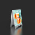 Custom Outdoor A-frame LGP Poster Sandwich Board Steel Metal Double-sided Poster Light Box Seg Fabric Lightbox