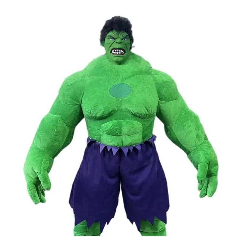 Outdoors Inflatable Hulk Green Giant Cartoon Anime Cosplay Green Man Mascot Costume Party Advertising Ceremony Props