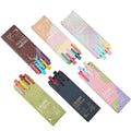 New Morandi Macaron Color Multicolor School Student Writing Gel Pens Set Stationery Colored Ink 0.5mm Ball Customize Stationery