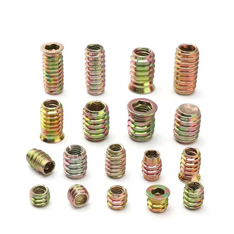 M5 M6 M8 Iron Screws Nut for Wood Furniture Wood Insert Nut