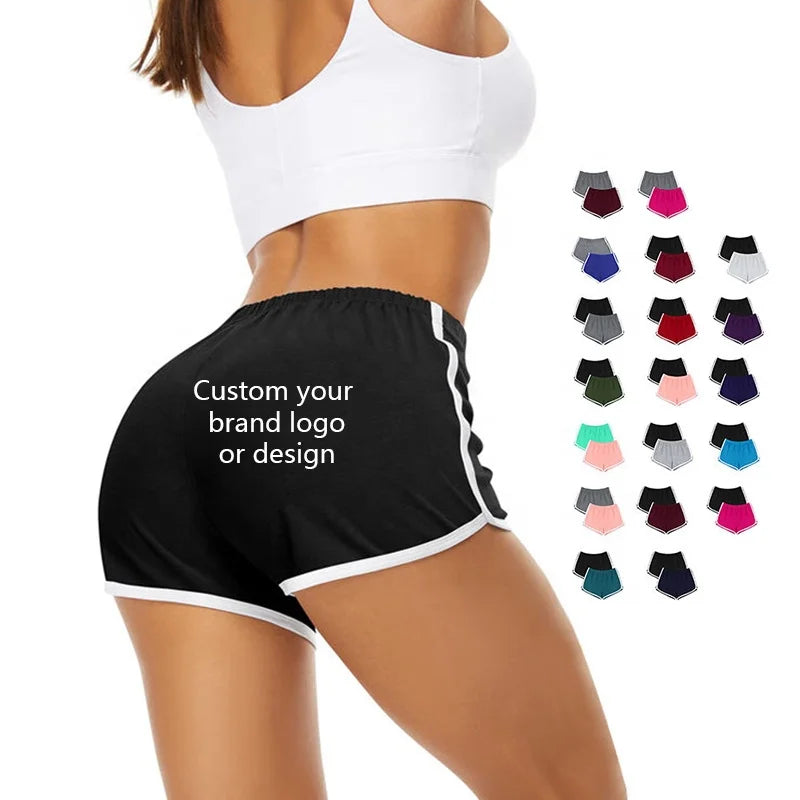 High Waist Women's Cycling Shorts Casual Elastic White Cotton Slimming Sexy Summer Workout Shorts Plus Size Girls' Hot Shorts