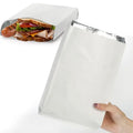 Recyclable Food Grade Hot Dog Brown Packing Lined Packaging Grease Proof Kraft Paper Aluminum Foil Bag