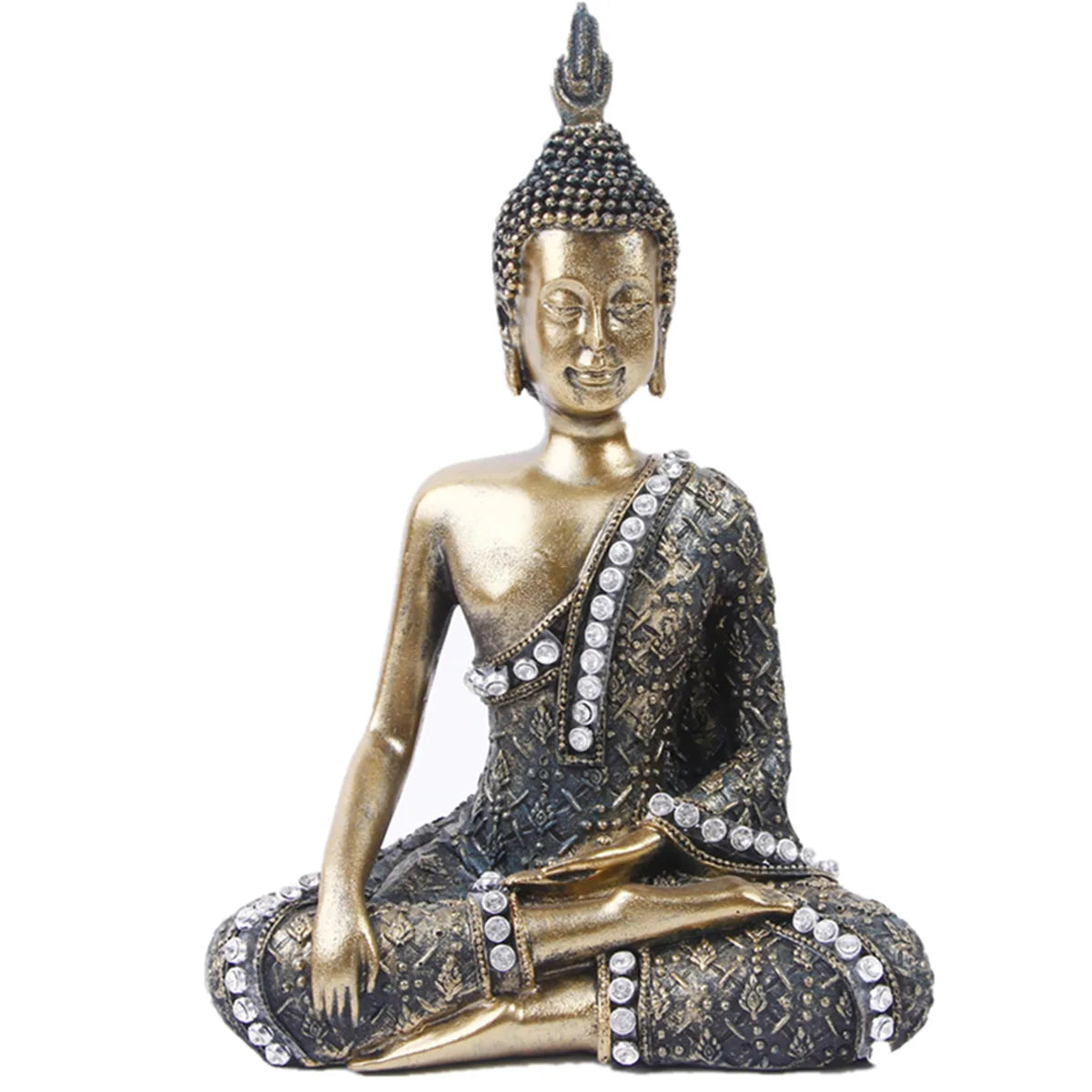 Wholesale Resin Home Decoration TGA04 Southeast Asian Hindu Buddha Fengshui Sitting Gods Budda Figurine