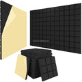 Factory Wholesale Polyurethane 50mm Thick Block Design High-density Sound-absorbing Acoustic Panel Black NRC 0.9-0.95 Soundproof