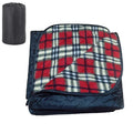 Large Waterproof Windproof Quilted Fleece Stadium Picnic Blanket