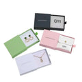 Wholesale Custom Logo White Paper Jewelry Boxes Small Jewelry Packaging Drawer Box Jewelry Pouch Gift Bag