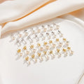 925 Sterling Silver Half-round Natural Freshwater Pearl Stud Earring Simple Elegant Natural Pearl Jewelry Earrings for Women