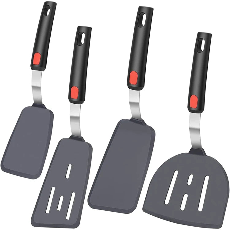 Silicone Kitchen Cooking Utensils Set Silicone Spatula Turner 11pcs Heat Resistant Cooking Spatulas for Nonstick Cookware