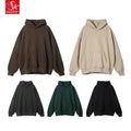SK 400G 100% Polyester / Cotton Heavyweight Hoodies for Men Oversized Plus Size Custom Printing Embroidery Winter Pocket ODM