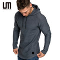 Wholesale New Product Custom Logo Men Autumn Casual Hoodies Long Sleeve Drawstring Pullover Tracksuit Streetwear Sweatshirts