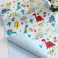 Factory price double layer cotton breathable waterproof printed pul fabric for diaper cloth