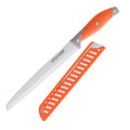 Stainless Steel Bread Knife Cutter Protective Sheath Included Silver for Homemade Bread Kitchen Knives