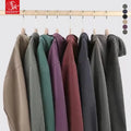SK 500G Vintage Heavyweight Autumn Casual Street Wear Hoodie Sweatshirt Unisex American Customizable Plain Blank Size Long