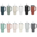 Classic Thermos Coffee Mug Thermal Glasses 40oz 304 Stainless Steel Insulated Tumbler With Straw Lids Cup