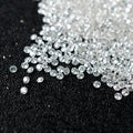Wholesale Melee D Color Synthetic Loose Moissanite Stones 1-3mm Round Small Gemstone Manufacturers Price Per Carat